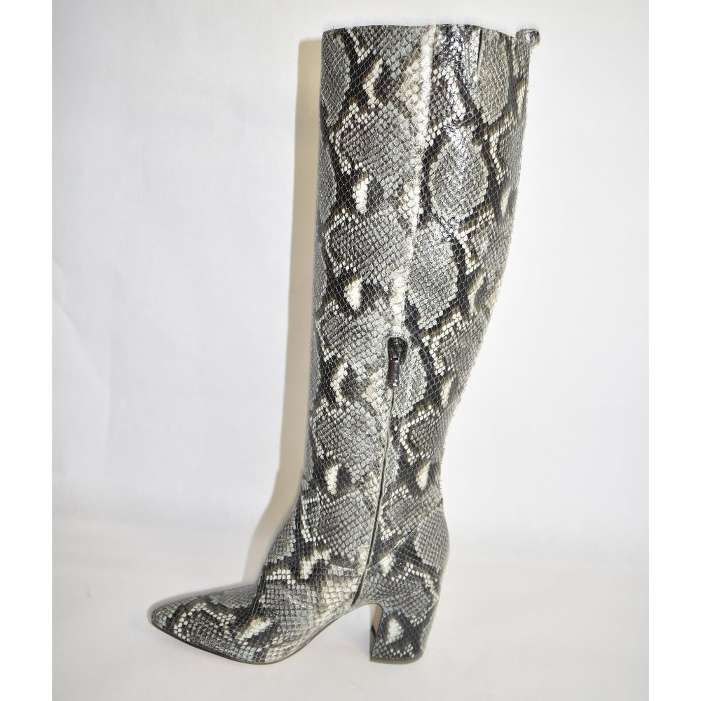 Sam Edelman Hai Leather Snake Print Python Size 6 - image 4